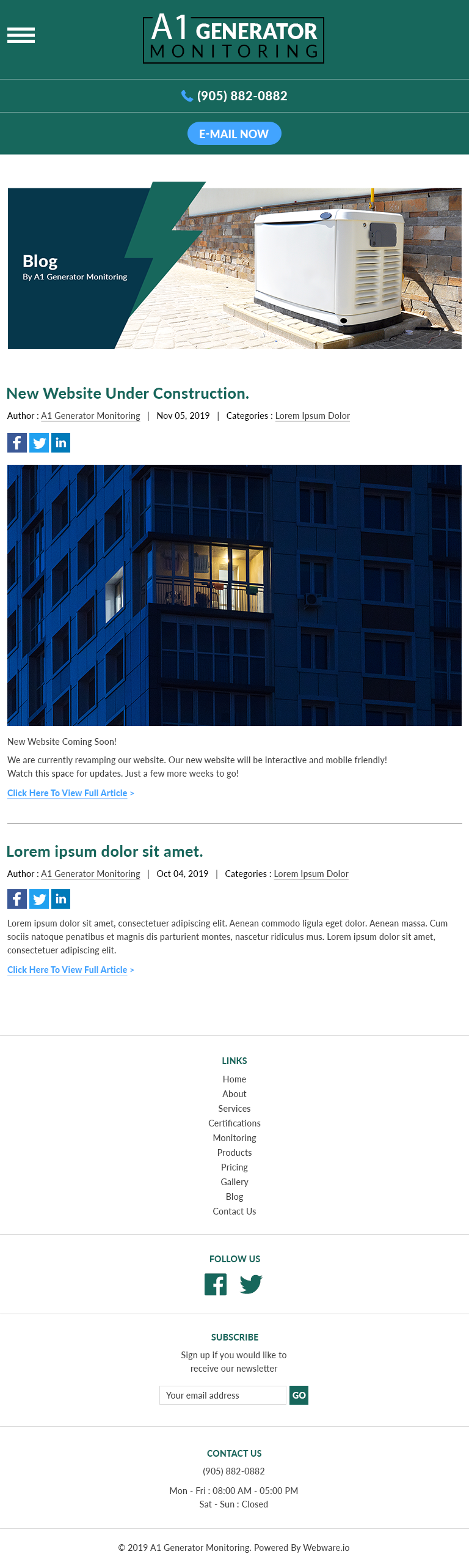 Blog Mock